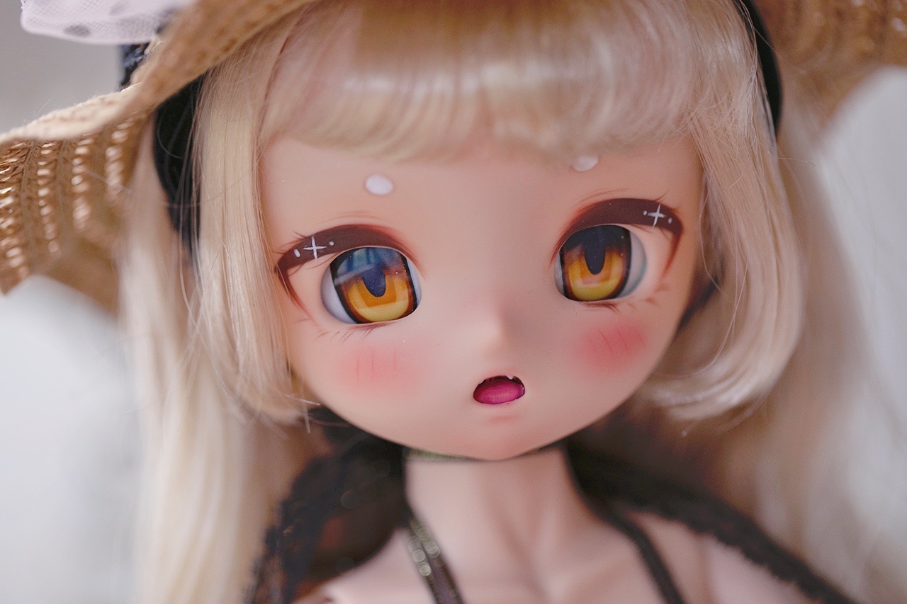 Anime face doll Gemini 1/4 bjd - Click Image to Close